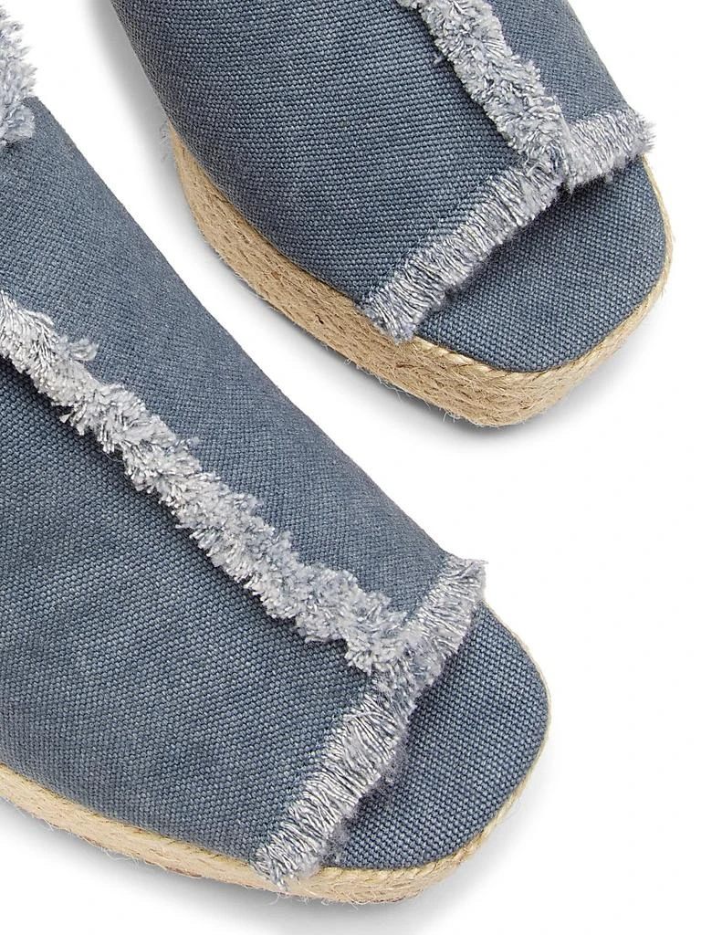 CASTAÑER Fatima 95MM Canvas Wedge Espadrilles 6