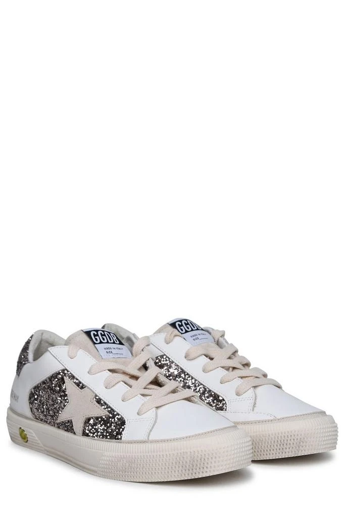 Golden Goose Golden Goose Kids N May Star Glittered Sneakers 3