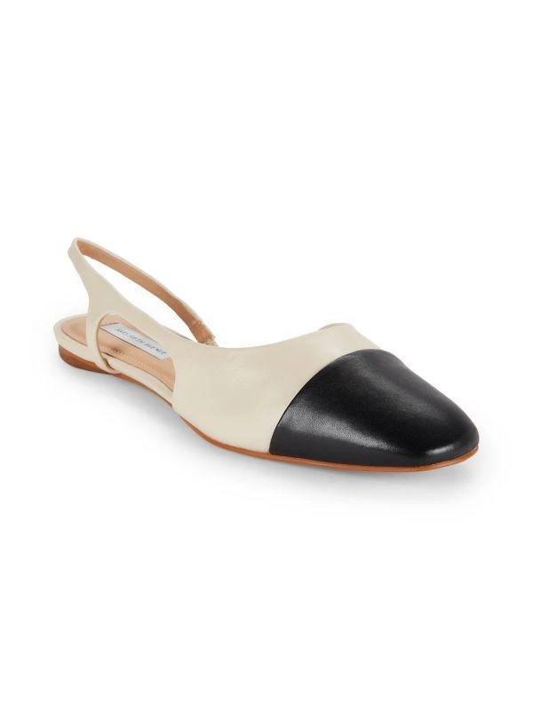 Saks Fifth Avenue Slingback Leather Flats 2