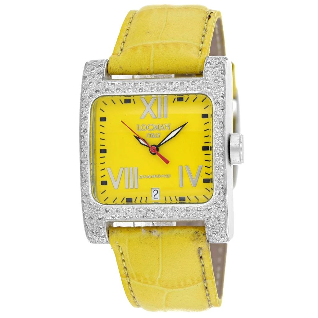 Locman Women's Classic Yellow Dial Watch 1