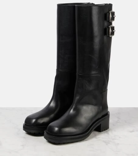Jimmy Choo Brooklyn 50 leather knee-high boots 4