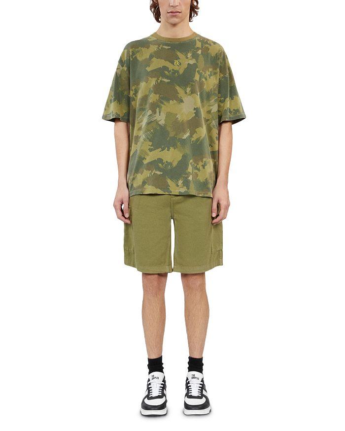 The Kooples Camo Dropped Shoulder Tee