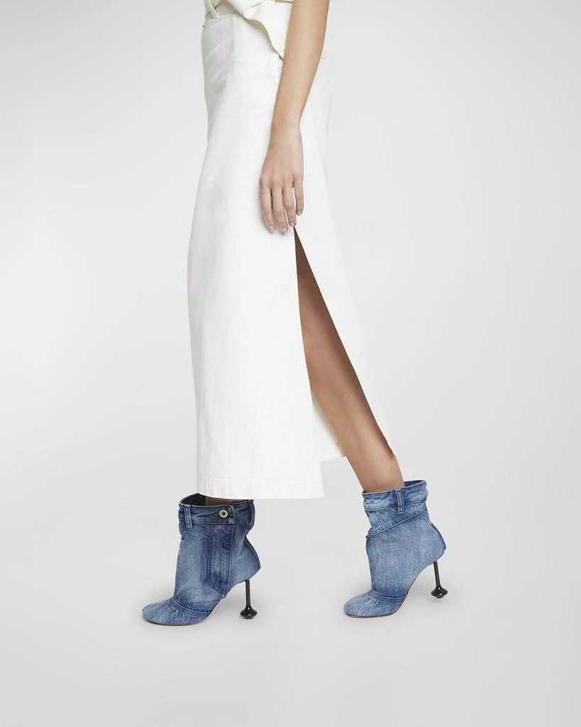Loewe Toy Panta Denim Ankle Boots 2