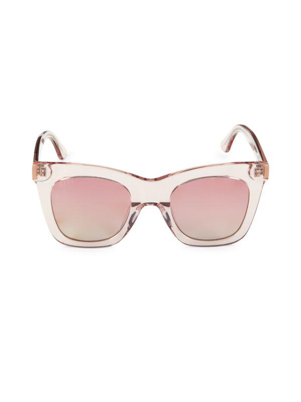 DIFF Eyewear Kaia 50MM Butterfly Sunglasses