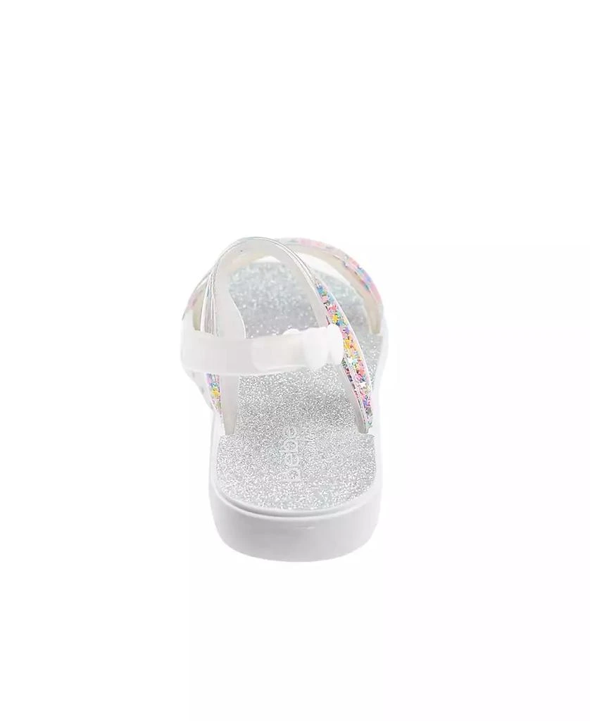 Bebe Toddler Girls Loose Glitter Straps Sandals 5