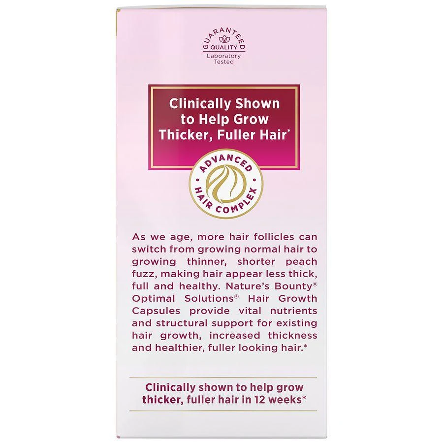Nature's Bounty Hair Growth Supplement Capsules 3