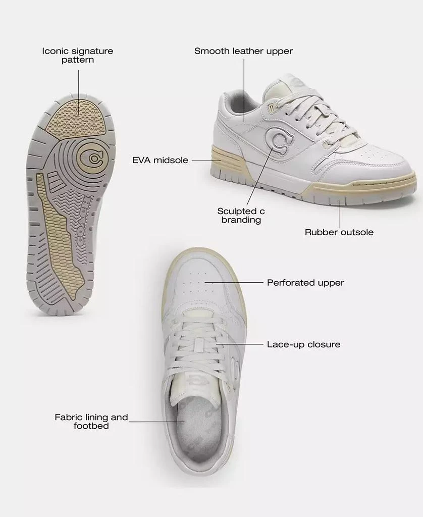 Coach SoHo Suede Lace-Up Casual Sneakers 7