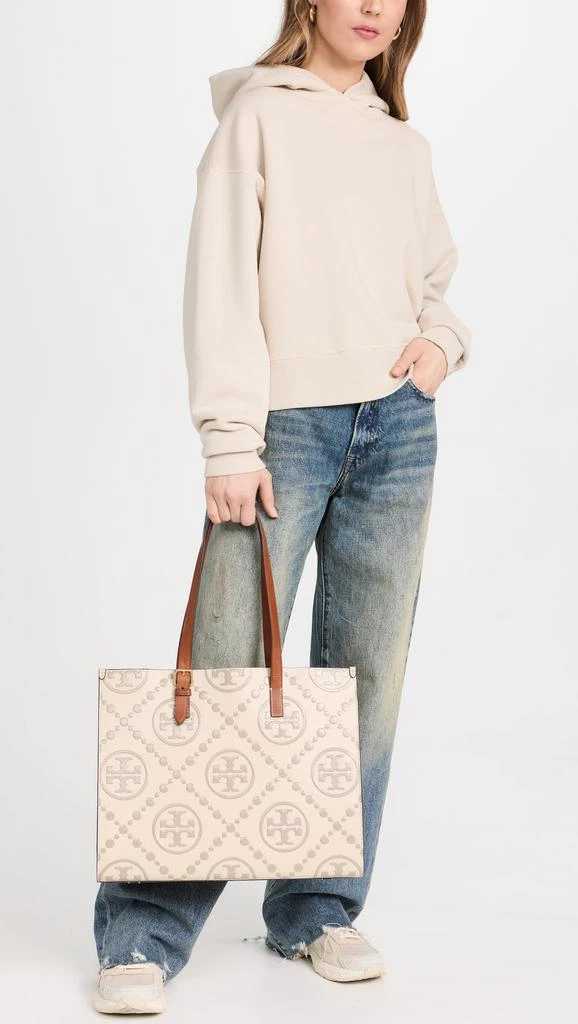 Tory Burch T Monogram Contrast Embossed Tote 2