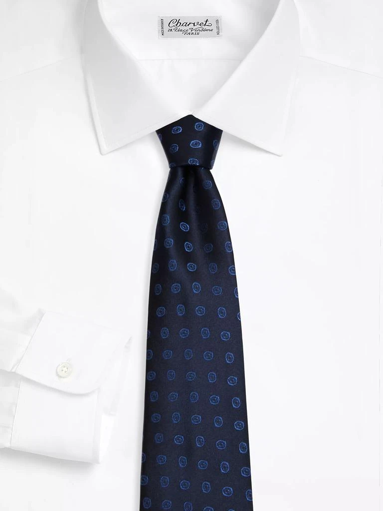 Charvet Geometric Silk Tie 2