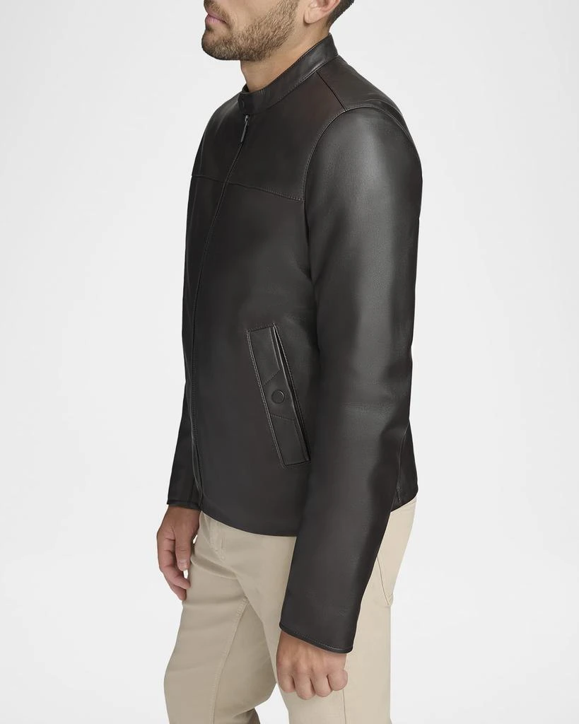 Andrew Marc Men's Leather Racer Jacket 3