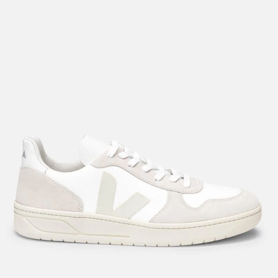 Veja VEJA WOMEN'S V10 B-MESH TRAINERS - WHITE/NATURAL PIERRE 1
