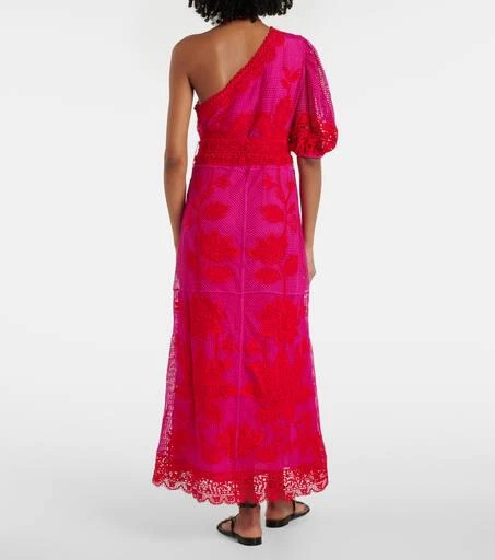 Farm Rio One-shoulder guipure lace maxi dress 3