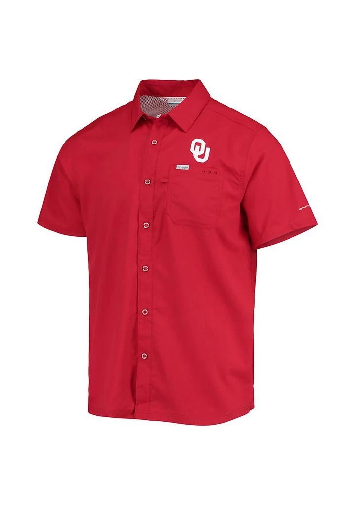 Columbia NCAA PFG Oklahoma Sooners Slack Tide Camp Button-Up Shirt 2