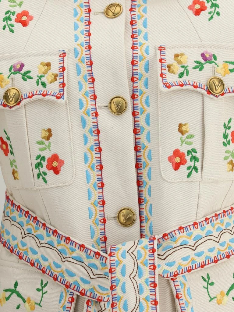 Valentino Embroidered Denim Jacket 3
