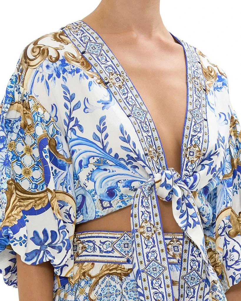 Camilla Tie Front Top 4