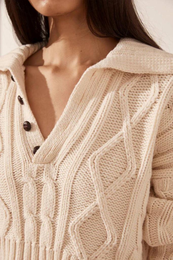 Shona Joy Shona Joy - MERCURE BUTTON UP CABLE JUMPER