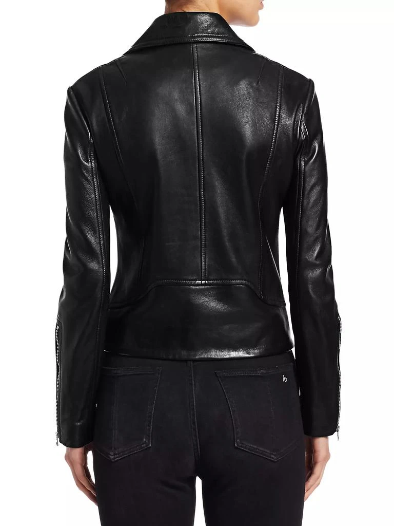 Rag & Bone Mack Leather Moto Jacket 5
