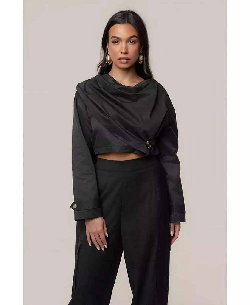 JLUXLABEL Women
s Autumn Flow Cargo Pants 3