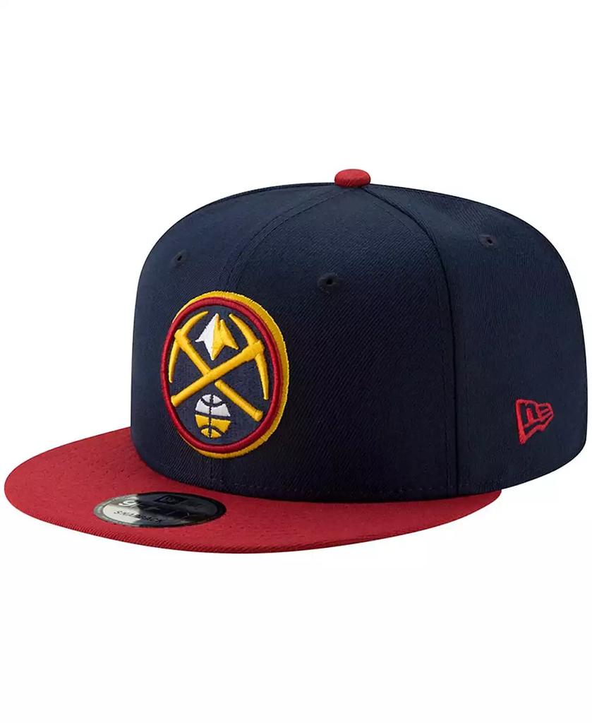 New Era Men
s Navy and Gold Denver Nuggets Two-Tone 9FIFTY Adjustable Hat