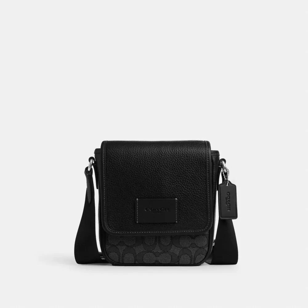 Coach Lucas Crossbody Bag In Signature Jacquard 1