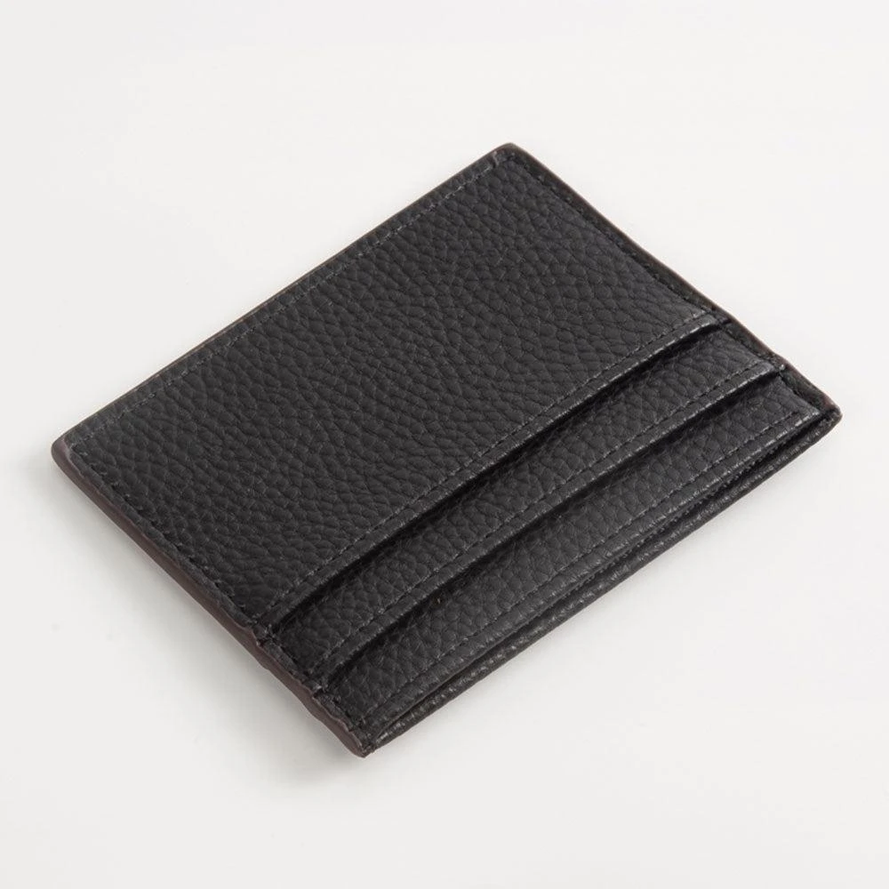 FASHNZFAB Textured Faux Leather Card Case Wallet 2