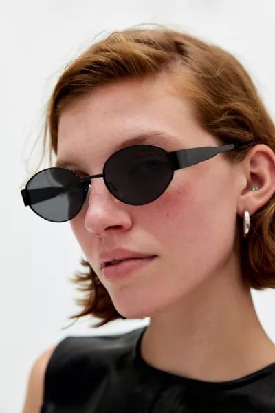 Urban Outfitters Agent Slim Oval Sunglasses