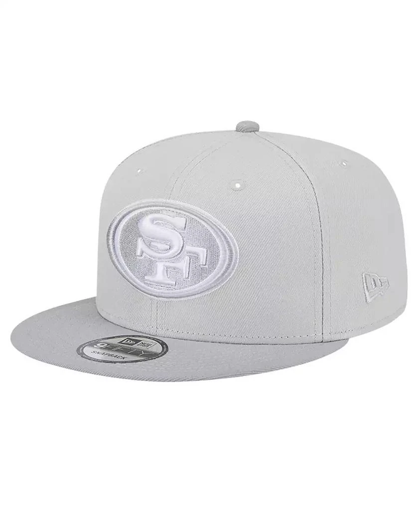 New Era Men's Stone/Gray San Francisco 49ers Two-Tone Color Pack 9FIFTY Snapback Hat 1