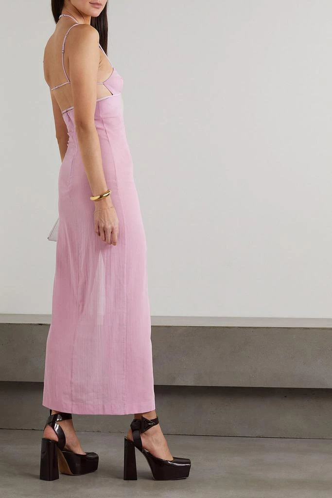 NENSI DOJAKA Cutout cotton-voile maxi dress 3