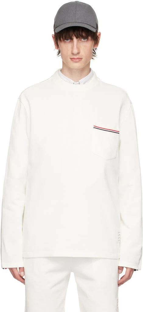 Thom Browne Off-White Oversized Sweatshirt 1