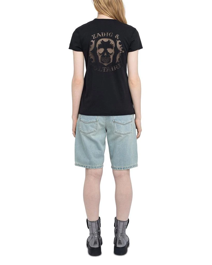 ZADIG & VOLTAIRE Story Fishnet Skull Tee 6