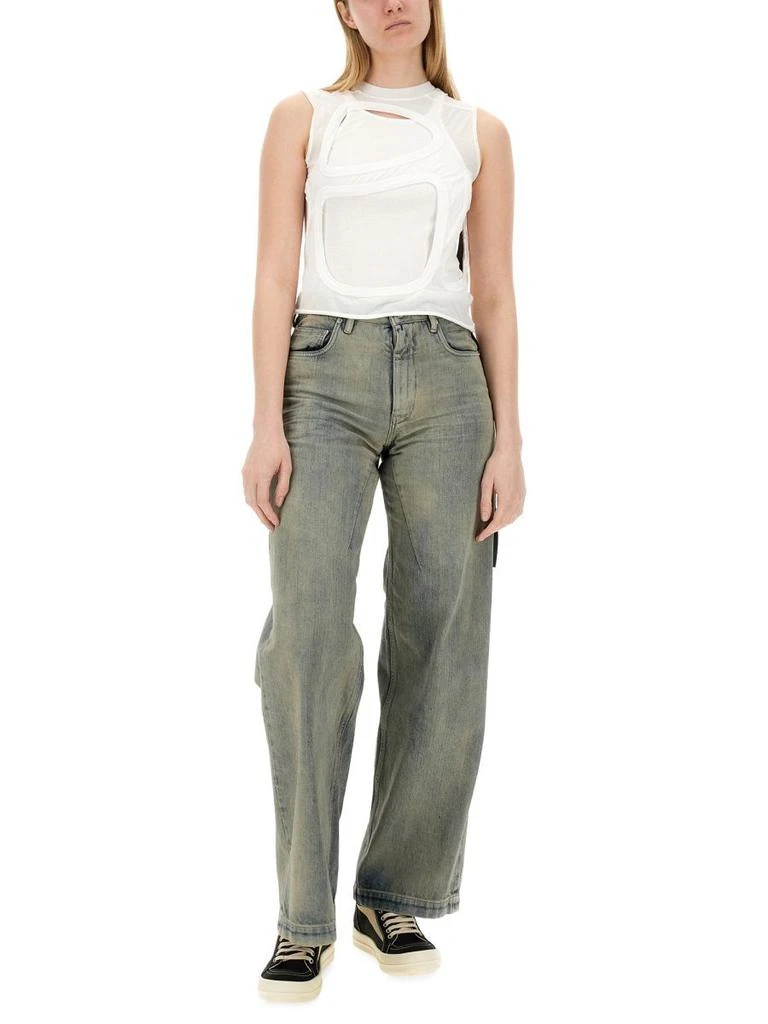 Rick Owens RICK OWENS DRKSHDW Wide leg denim jeans 5