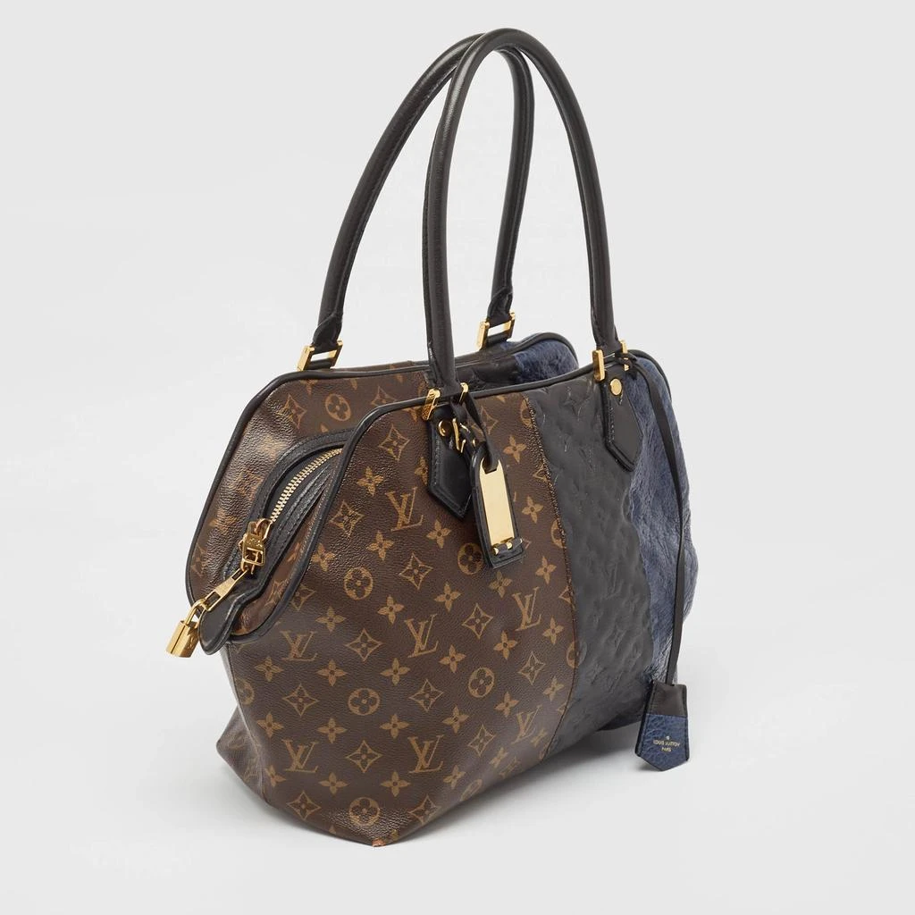 Louis Vuitton Louis Vuitton Marine Monogram Canvas and Leather Limited Edition Blocks Zipped Bag 3