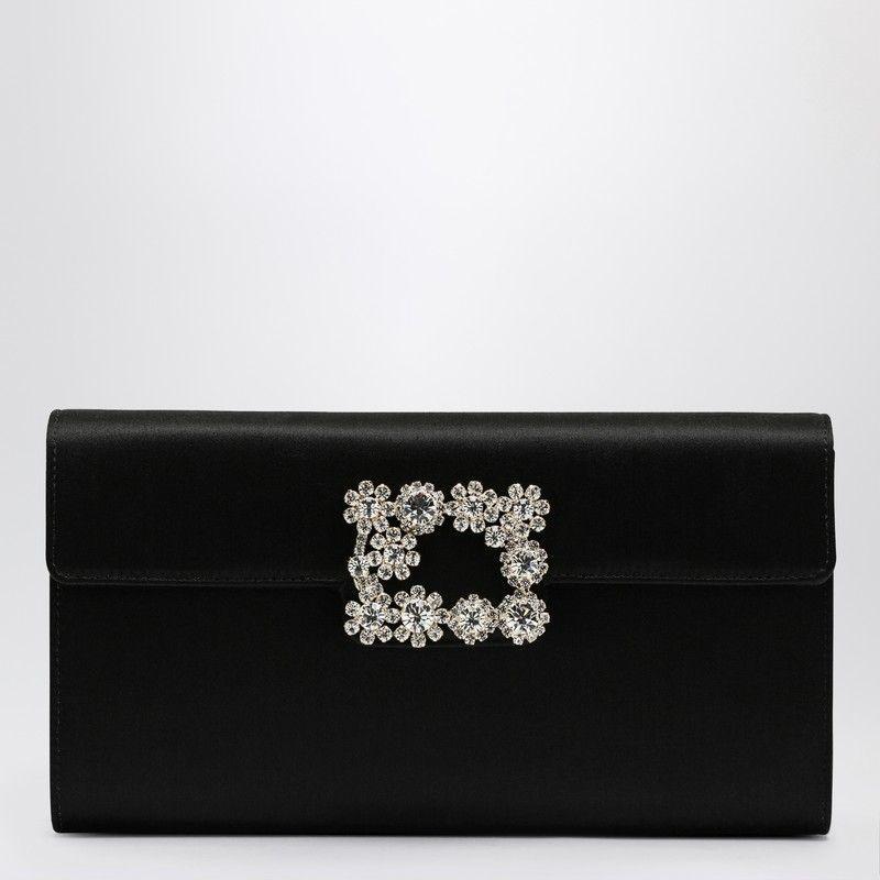 Roger Vivier Roger Vivier Satin Clutch Bag With Buckle