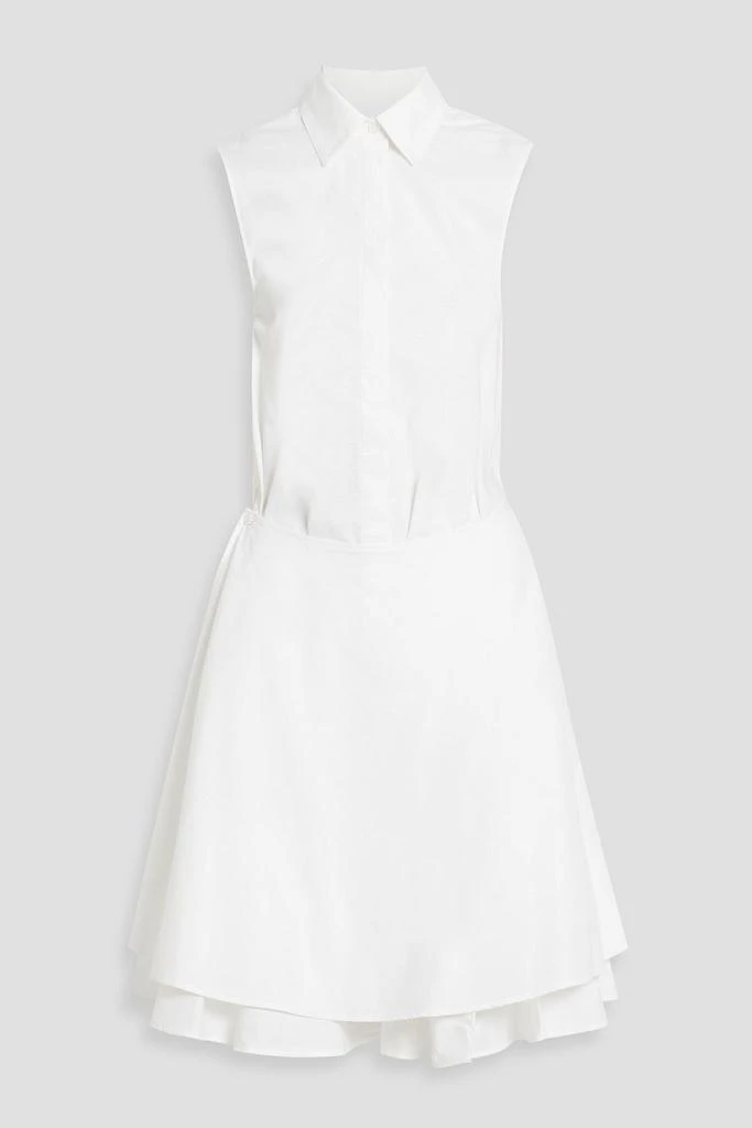 proenza schouler shirt dress Clara Ruched Dress in Matte Crepe Jersey