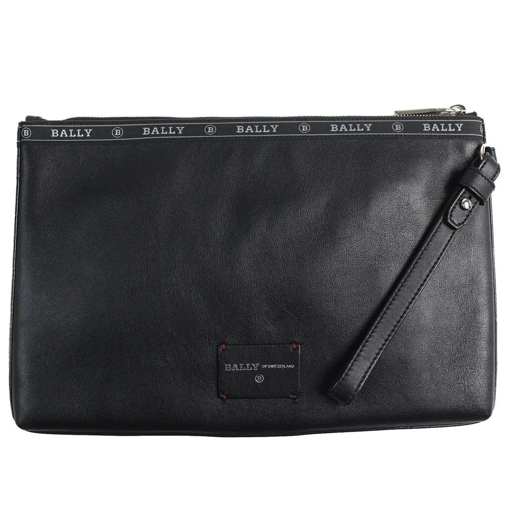 Bally Leather Clutch Bag (Pre-Owned)