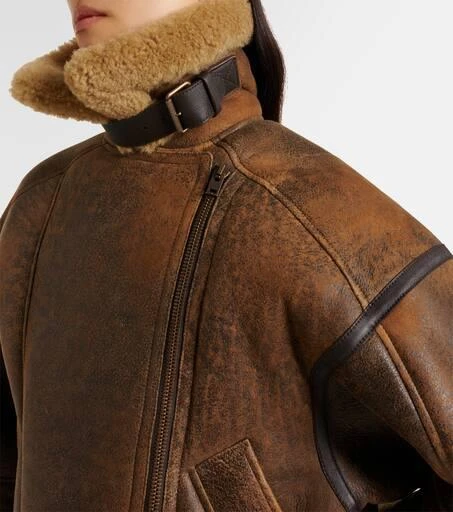 Acne Studios Lakota leather and shearling jacket 6