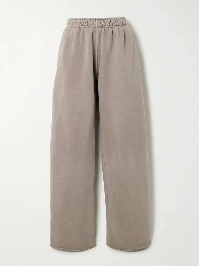 SLVRLAKE Cotton-jersey Wide-leg Track Pants