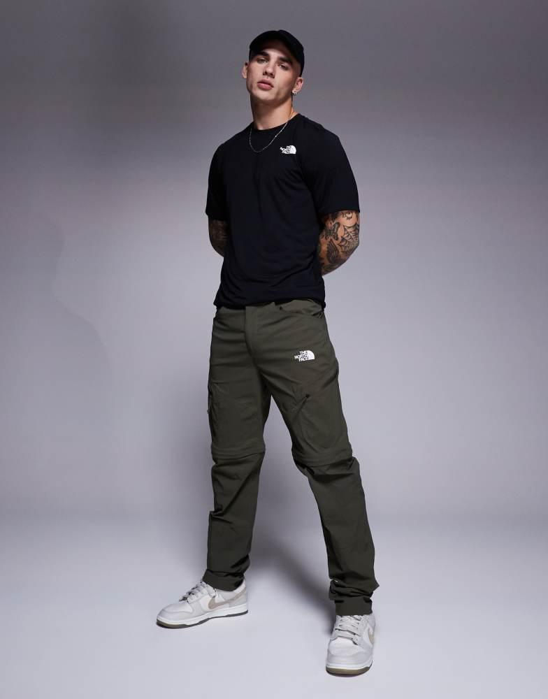 The North Face The North Face Exploration convertible utility tapered trouser in khaki