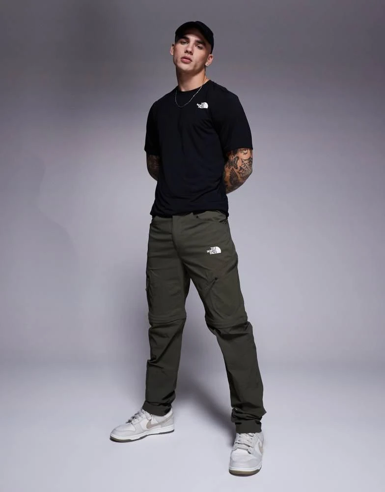 The North Face The North Face Exploration convertible utility tapered trouser in khaki 1