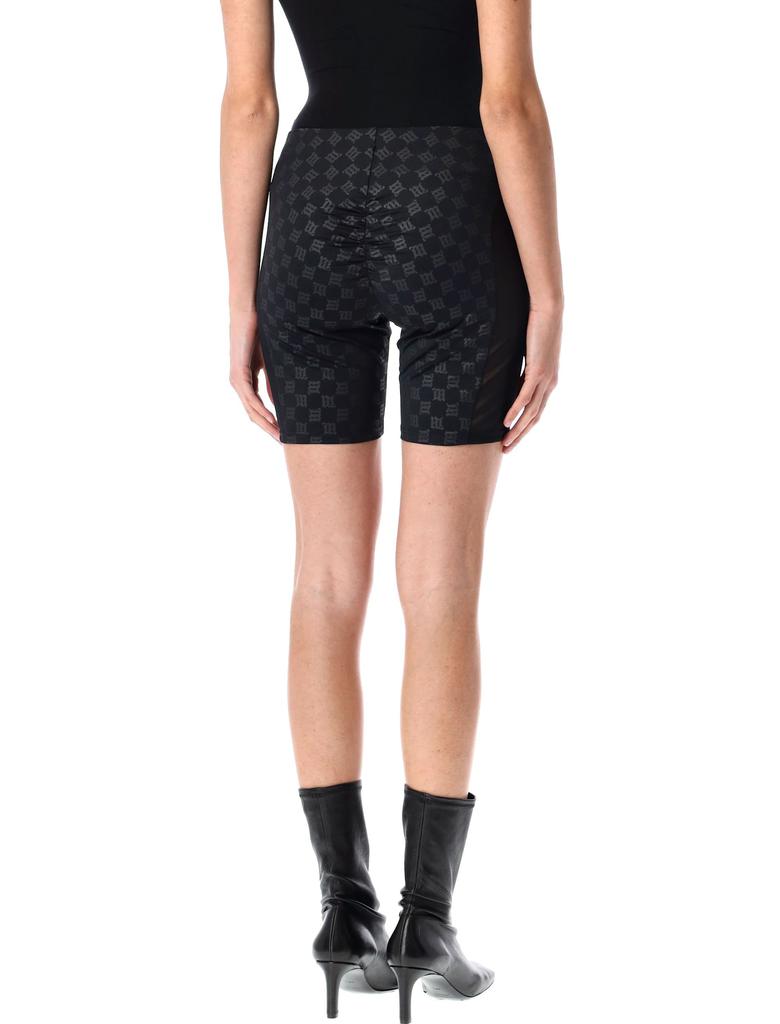 Misbhv Monogram Biker Shorts