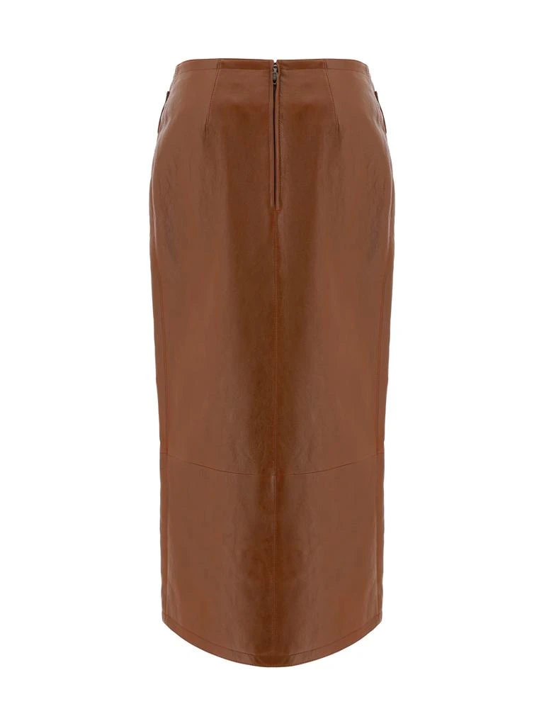 Chloé Leather Skirt 2