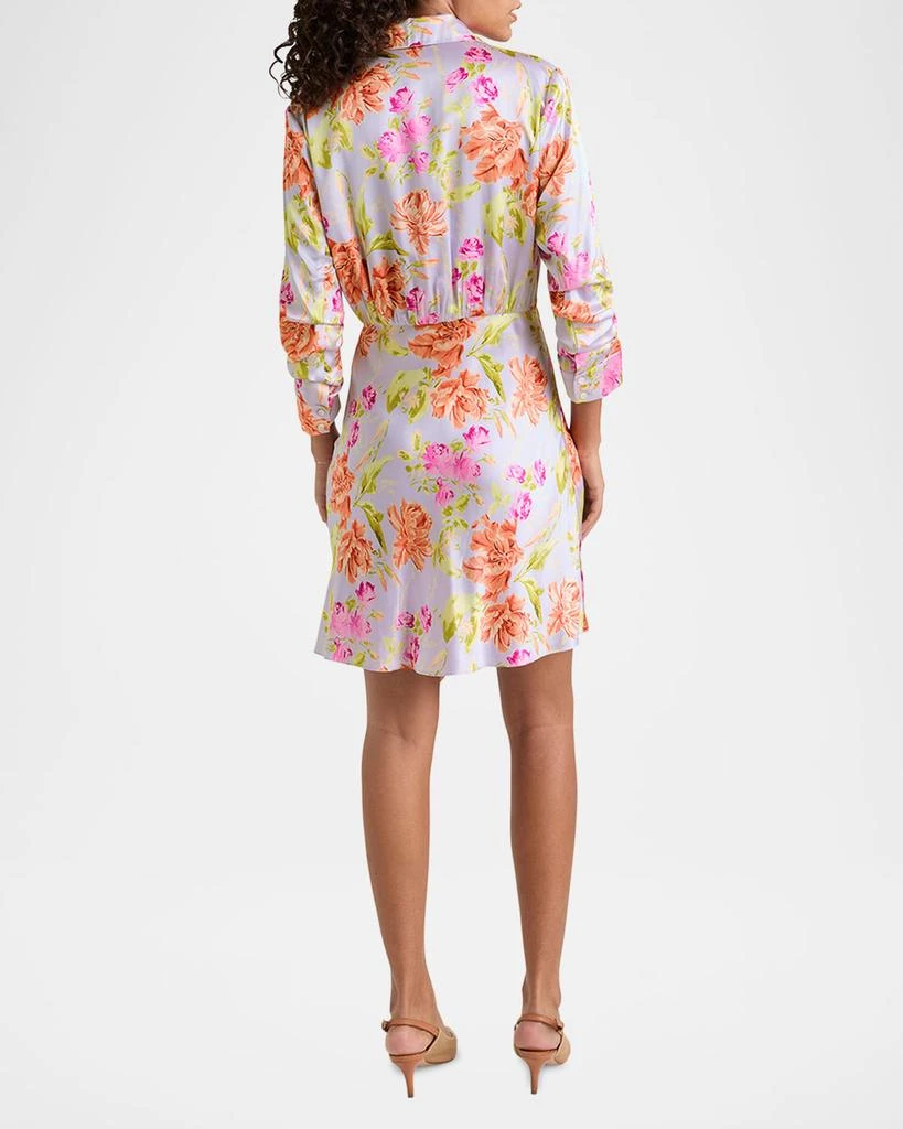 Cinq a Sept Jacey Floral Self-Tie Shirtdress 3