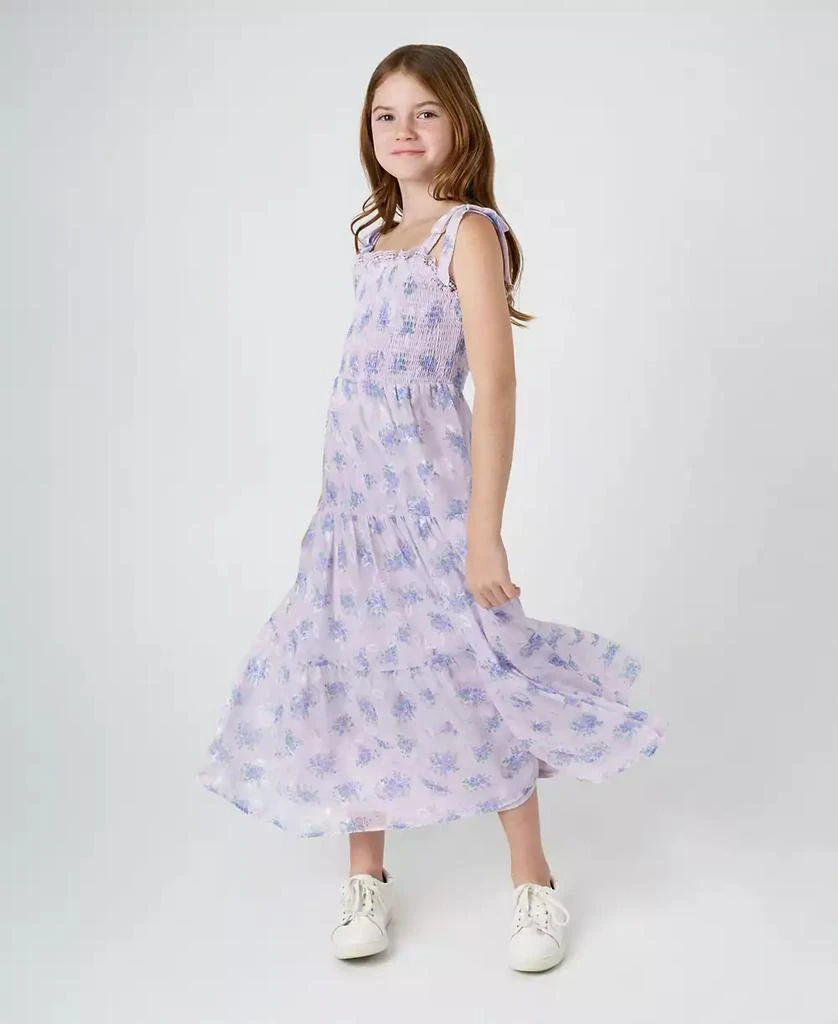 Rare Editions Big Girls Floral Burnout Maxi Dress 1