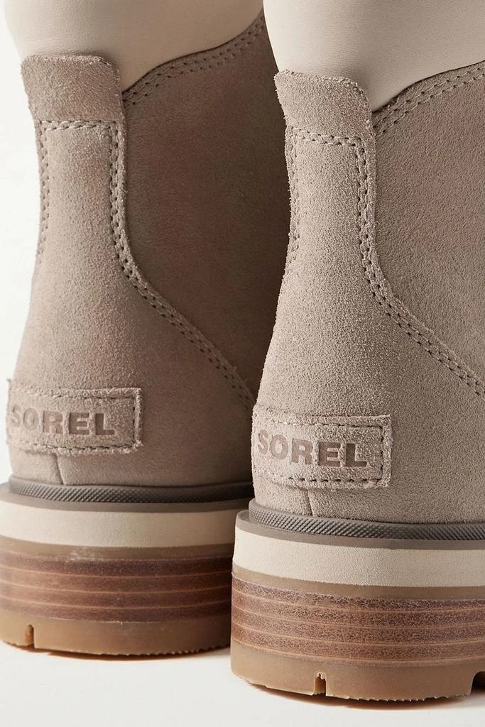 SOREL Leather-trimmed suede ankle boots 4