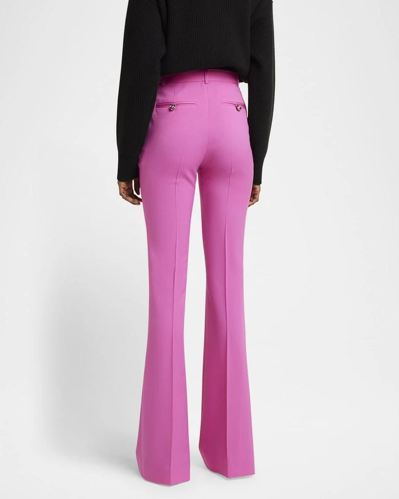 Versace Responsible Stretch Wool Gabardine Flare Informal Pants 3