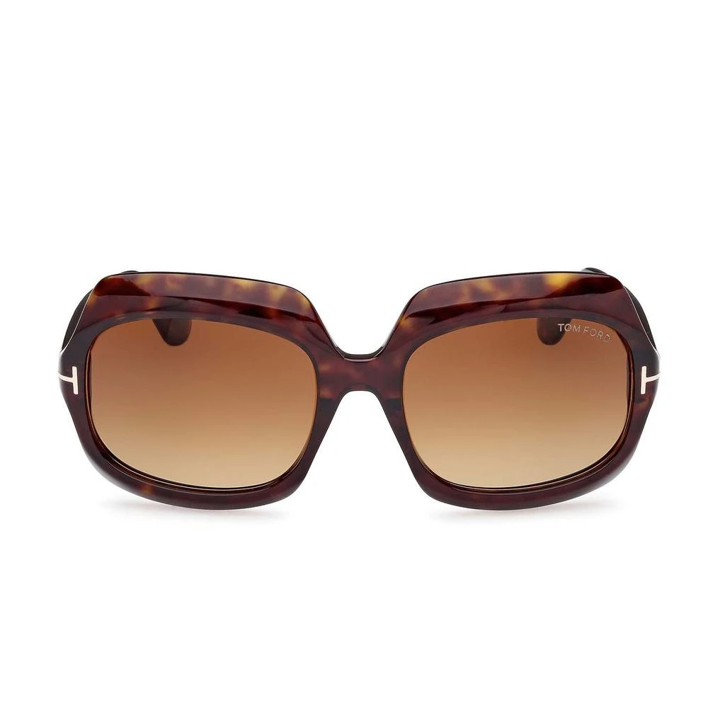 Tom Ford Tom Ford Eyewear Ren Oversized Frame Sunglasses 1