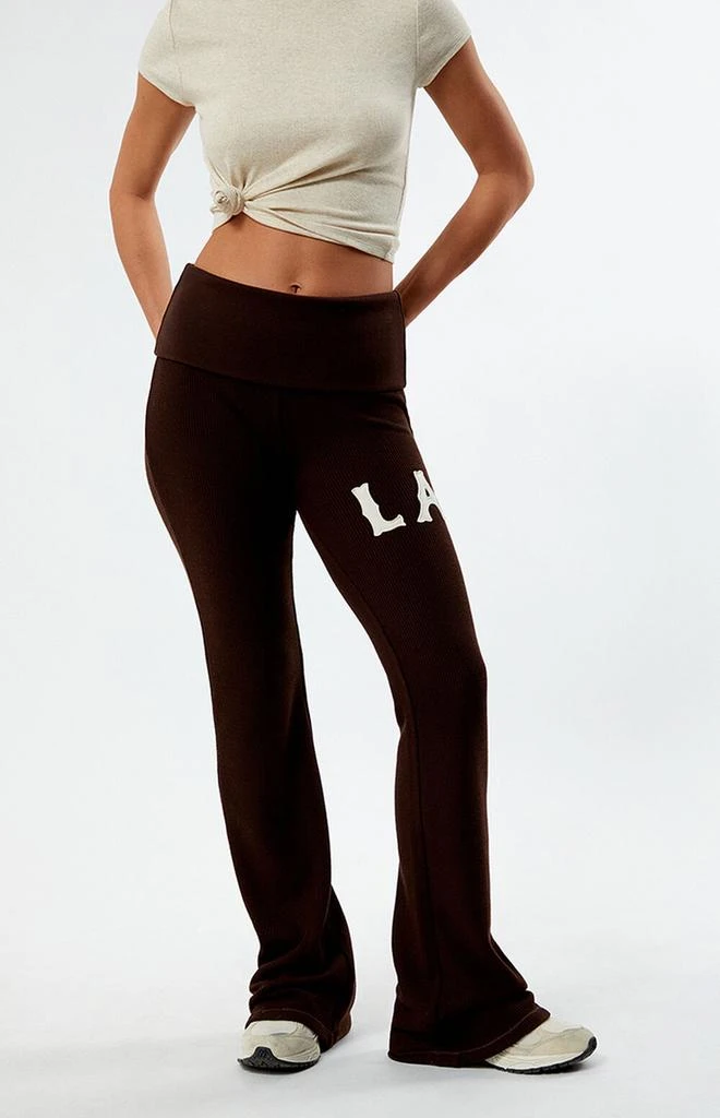 PacSun Vintage Field Fold-Over Yoga Pants 2