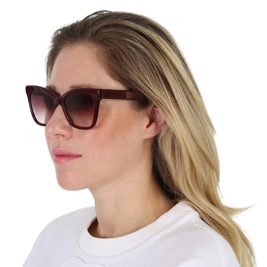 Longchamp Burgundy Gradient Cat Eye Ladies Sunglasses LO699S 601 53 2