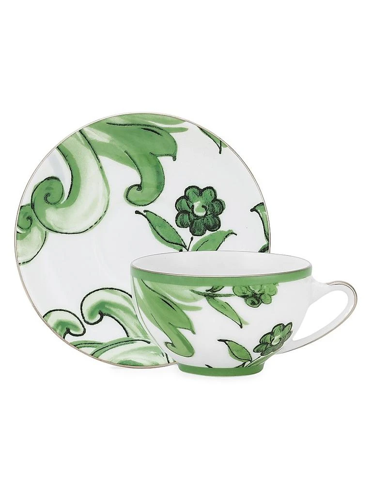 Dolce
Gabbana Verde Maiolica Cup
Saucer Set