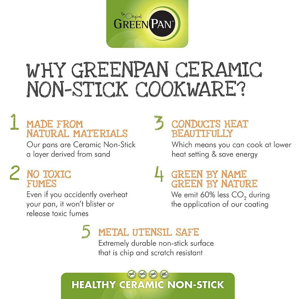 Greenpan Valencia Pro 13-Piece Cookware Set + Bonus 4